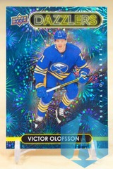 2021-22 Upper Deck Dazzlers Blue #DZ-56 Victor Olofsson - Buffalo Sabres